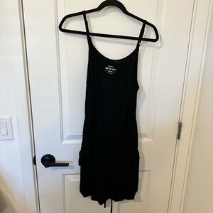 Torrid Black Strappy Romper